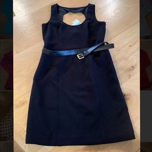 Michael Kors black belted dress